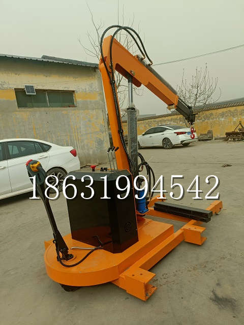 新宾满族自治县自卸车厢随车吊 自制轮式四不像起重机 四驱平板吊 5吨 贵盛